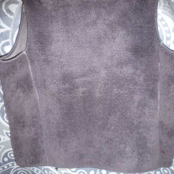 Vintage Kavu Fleece Sleeveless Hoodie Zip Up Vest Streetwear Outdoor Size L - Picture 3 of 9